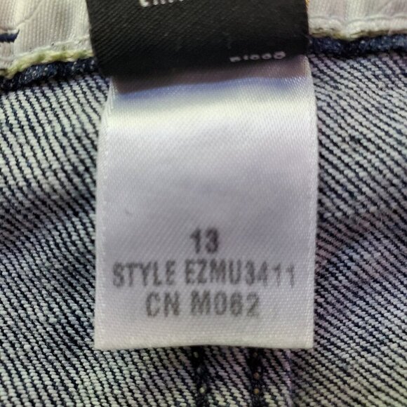 ENYCE SZ 13 Vintage Embroidered Dark Wash Hip-Hop Inspired Denim Jeans - Picture 13 of 13